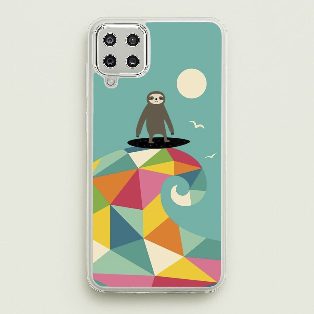 Surfing Sloth Phone Case
