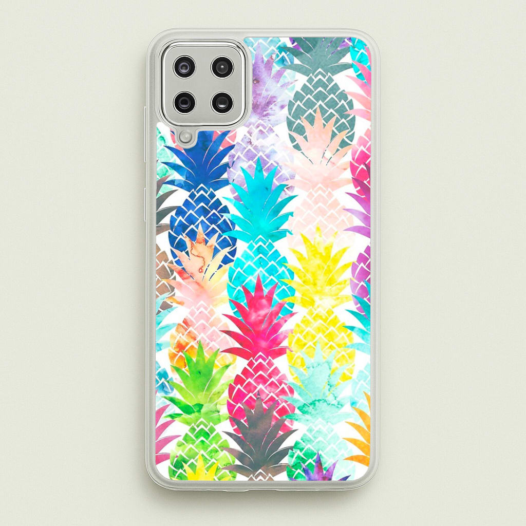 Watercolour Pineapple Pattern Phone Case