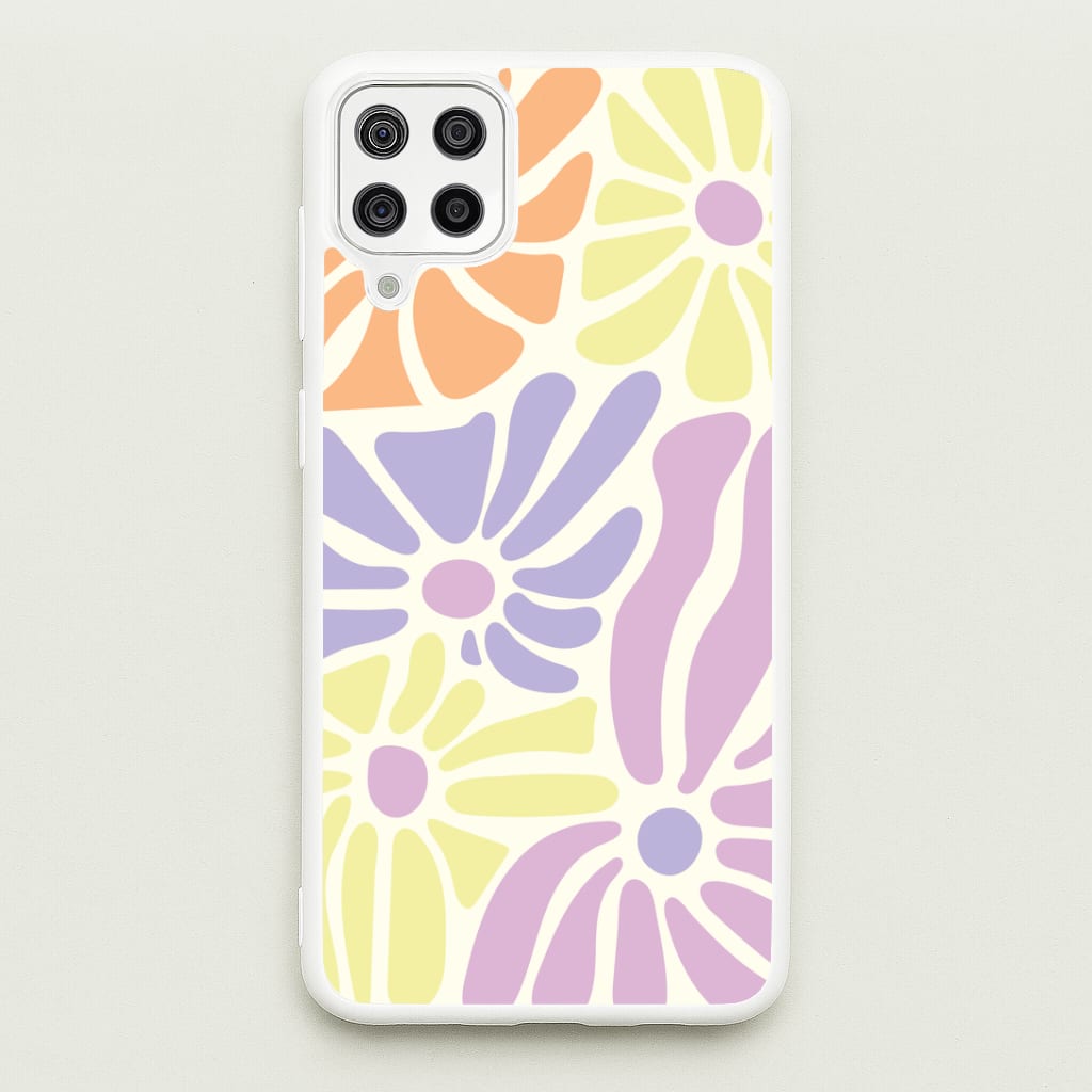 Pastel Abstract Flowers Phone Case