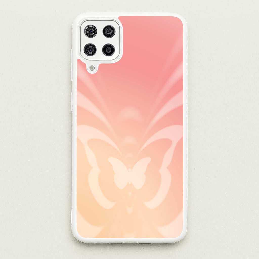 Butterfly Gradient Pink Phone Case