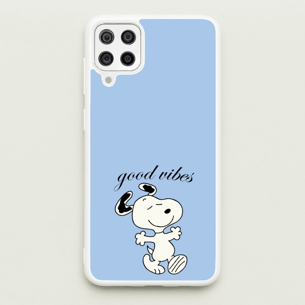 Good Vibes Cartoon Beagle Phone Case