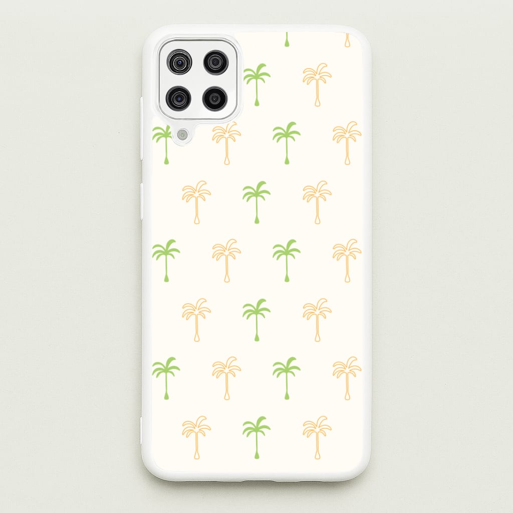 Green And Yellow Palms Pattern Phone Case