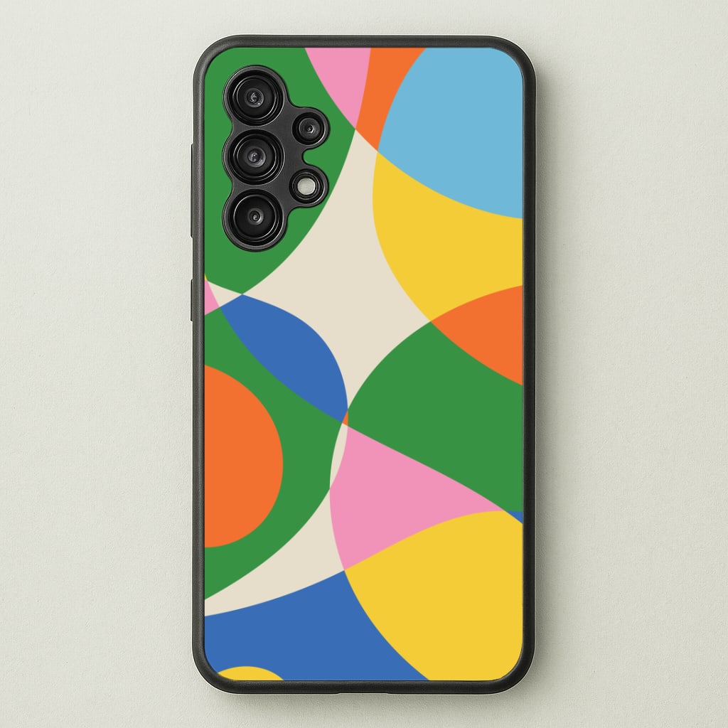 Colourful Abstract Shapes Pattern Phone Case