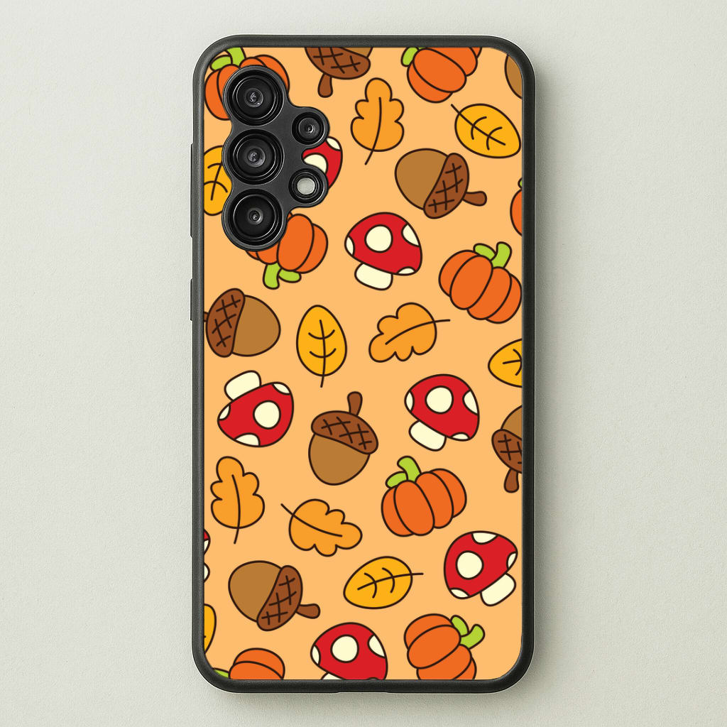Cartoon Autumn Icons Pattern Phone Case