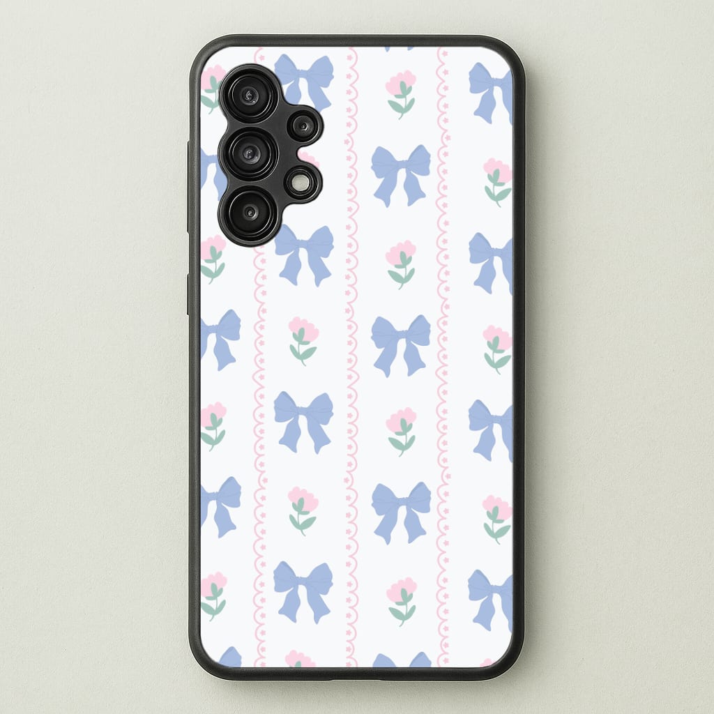 Pink Bows Pattern - Clean Girl Aesthetic Phone Case