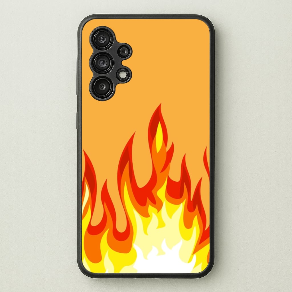 Orange Flame Phone Case