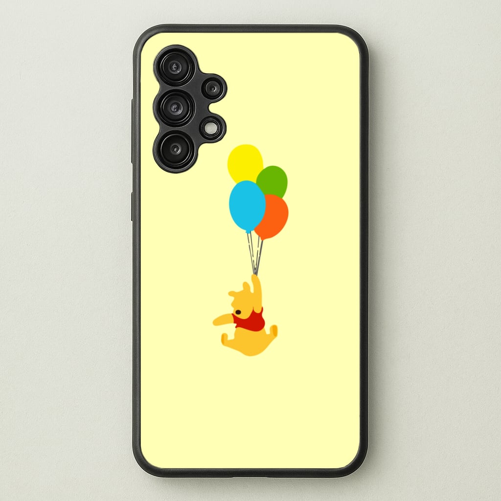 Pooh On Balloons Phone Case