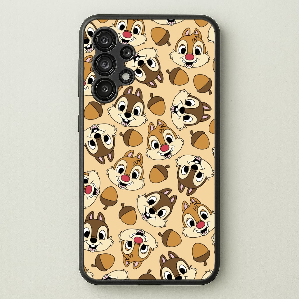 Cute Squirrels And Acorns Pattern Phone Case