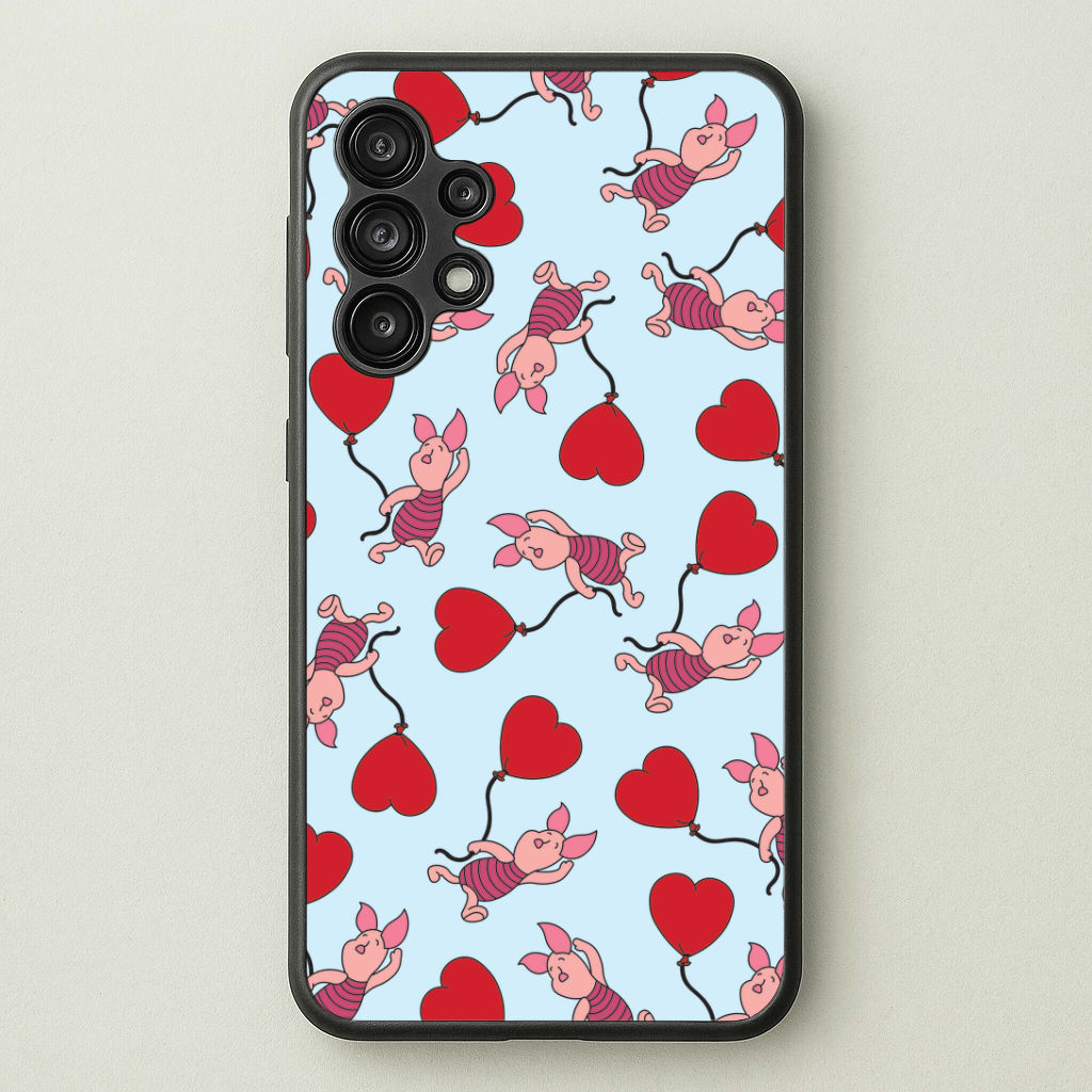 Baby Pig With Balloon Pattern Phone Case