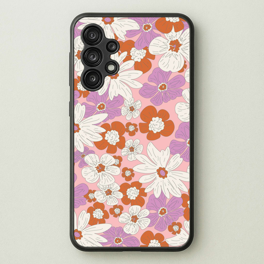 Retro Flowers - Floral Patterns Phone Case