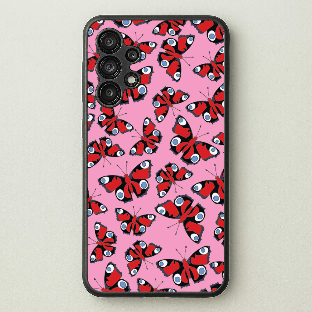Red Butterfly - Butterfly Patterns Phone Case