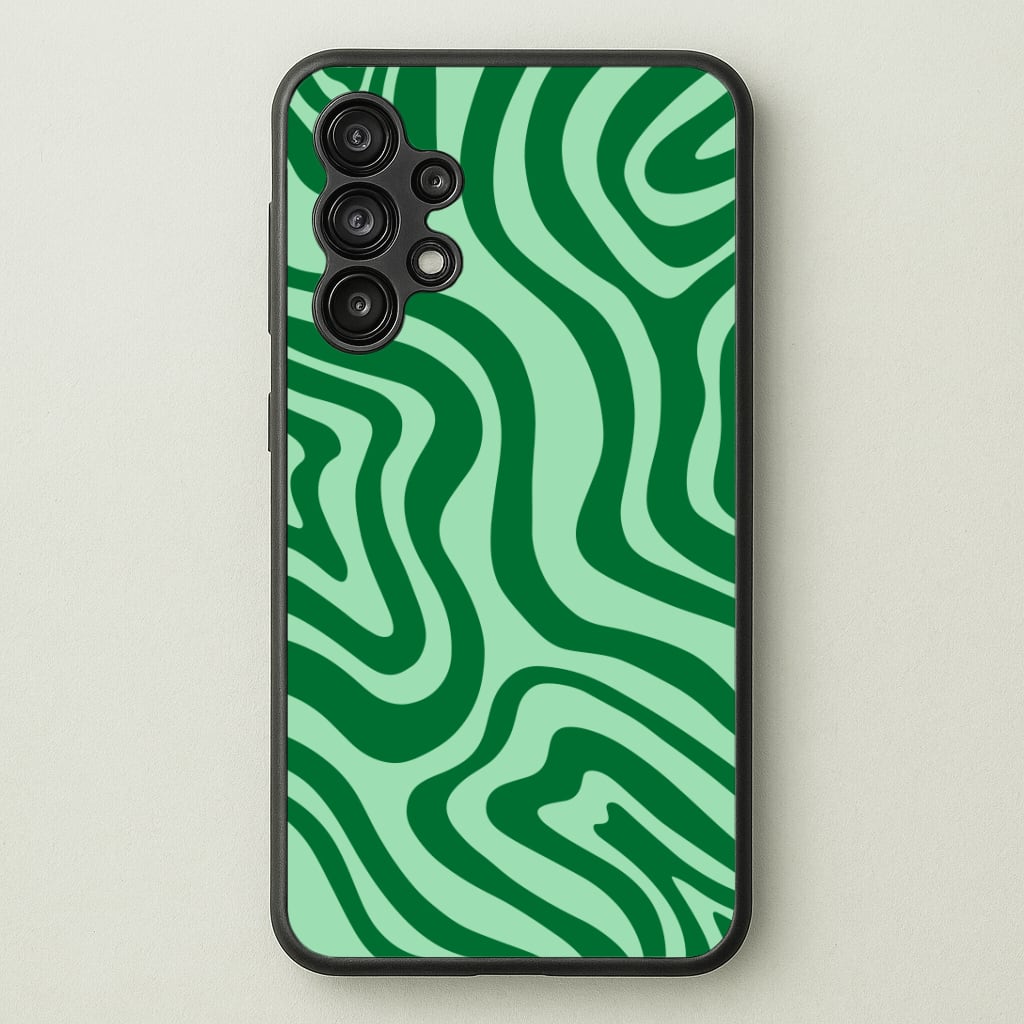 Green Abstract Halloween Phone Case