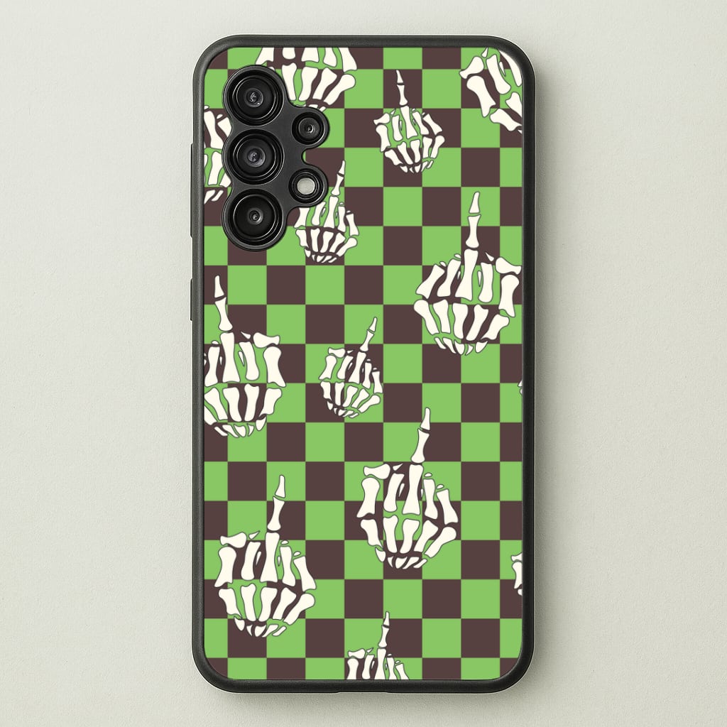 Green Middle Finger Phone Case