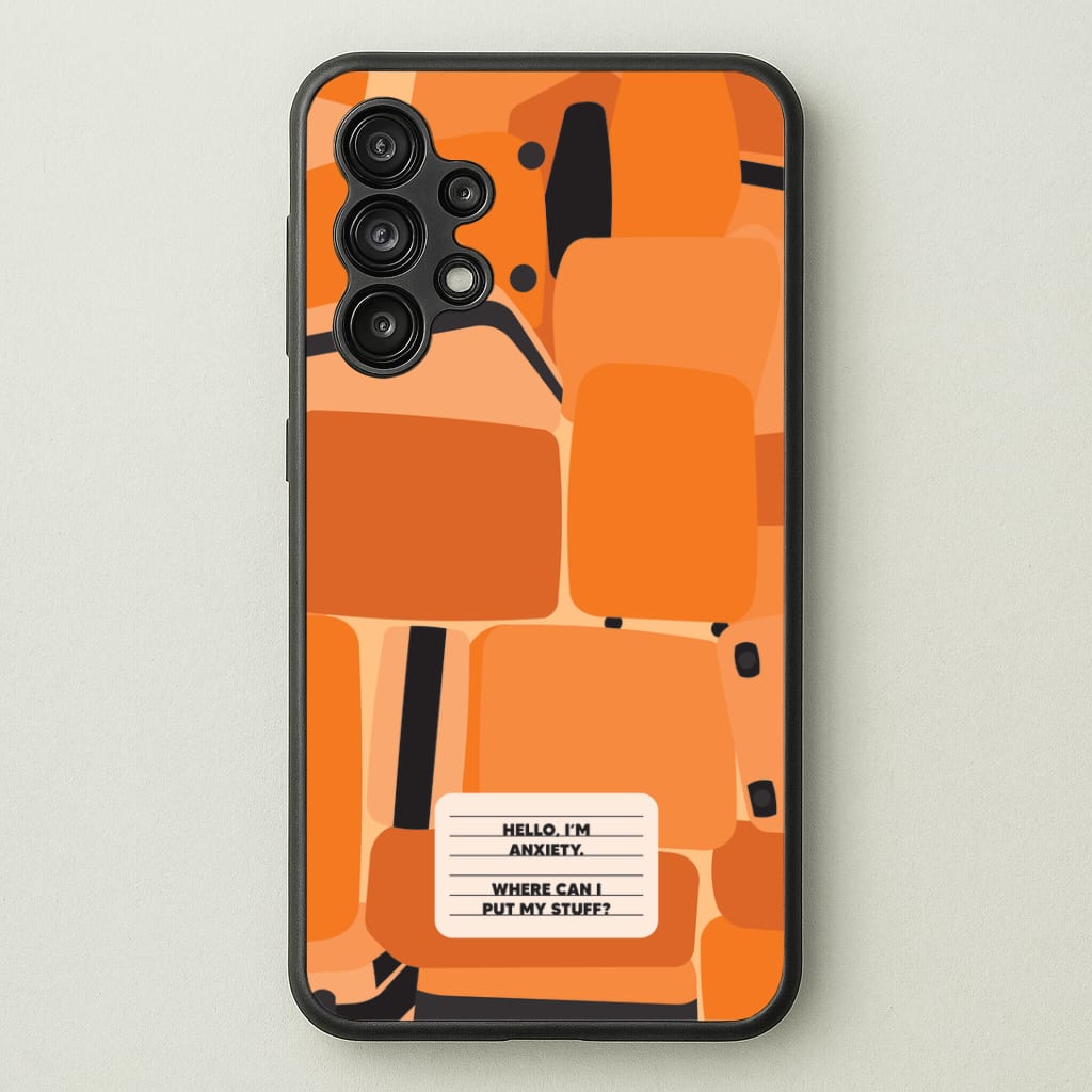 Hello I'm Anxiety - Inside Out Phone Case