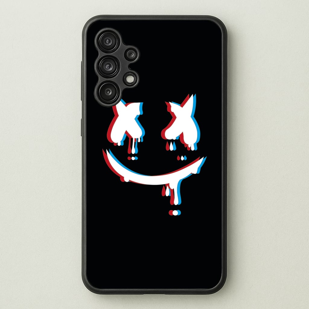 Blue Blur - White Helmet DJ Phone Case
