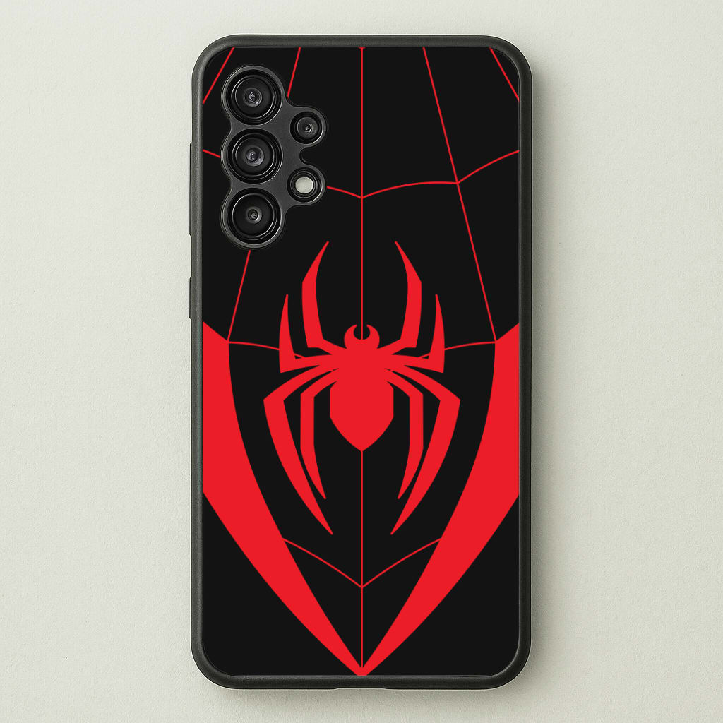 Red And Black Spider Costume Phone Case