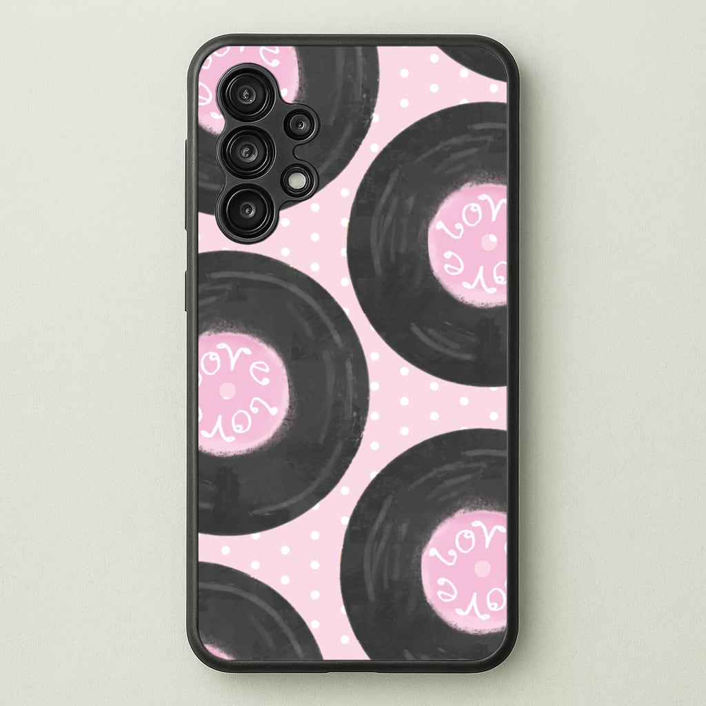 Thrifted Vinyl Polka Pattern Phone Case