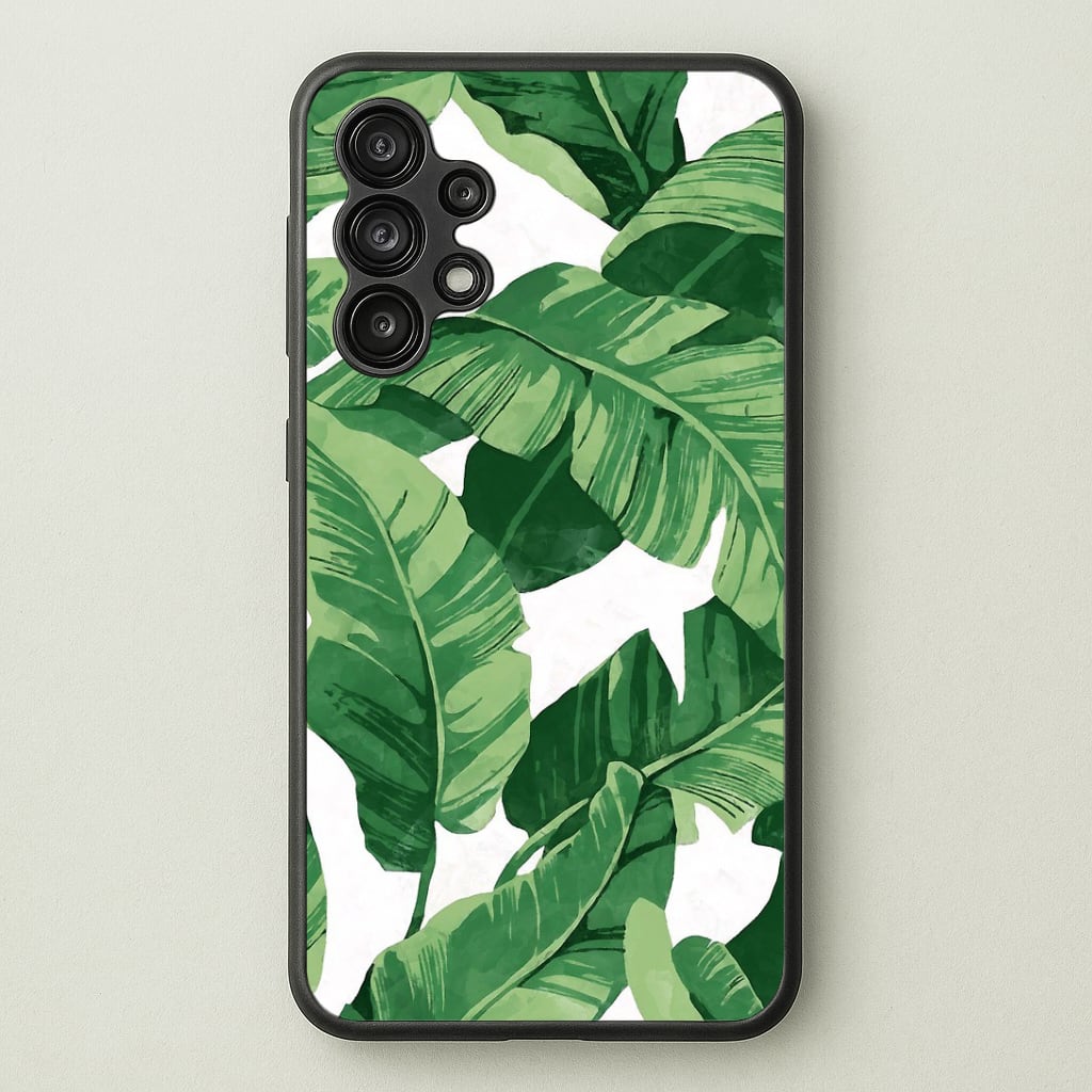 Tropical Banana Leaf Pattern Phone Case