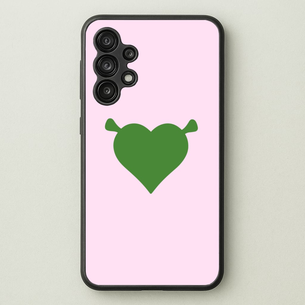 Green Ogre Heart Phone Case
