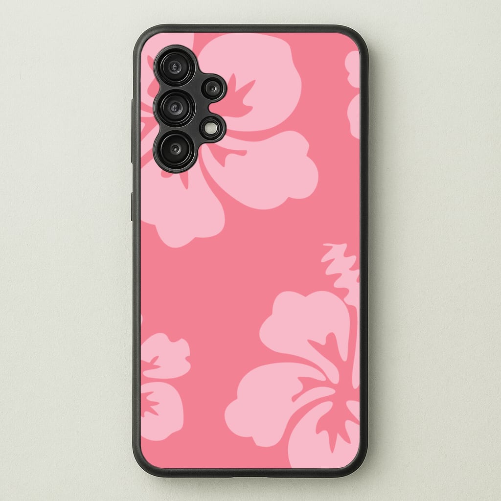 Pink Hawaiian Flowers Pattern Phone Case