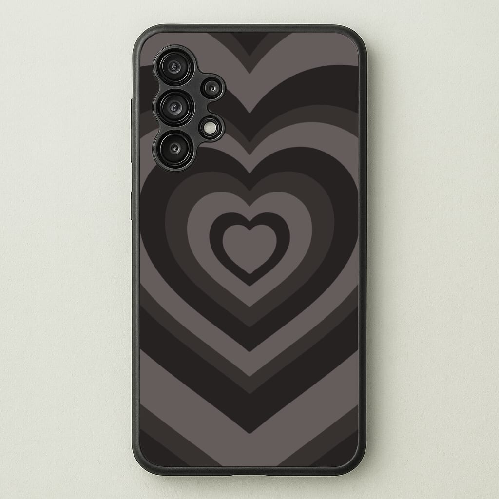 Abstract Black Heart Phone Case