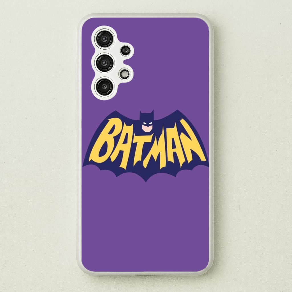 Bat Superhero Purple Logo Phone Case