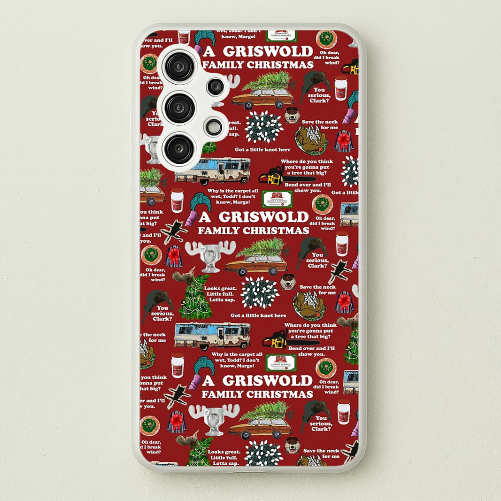 Christmas Holiday Collage Phone Case