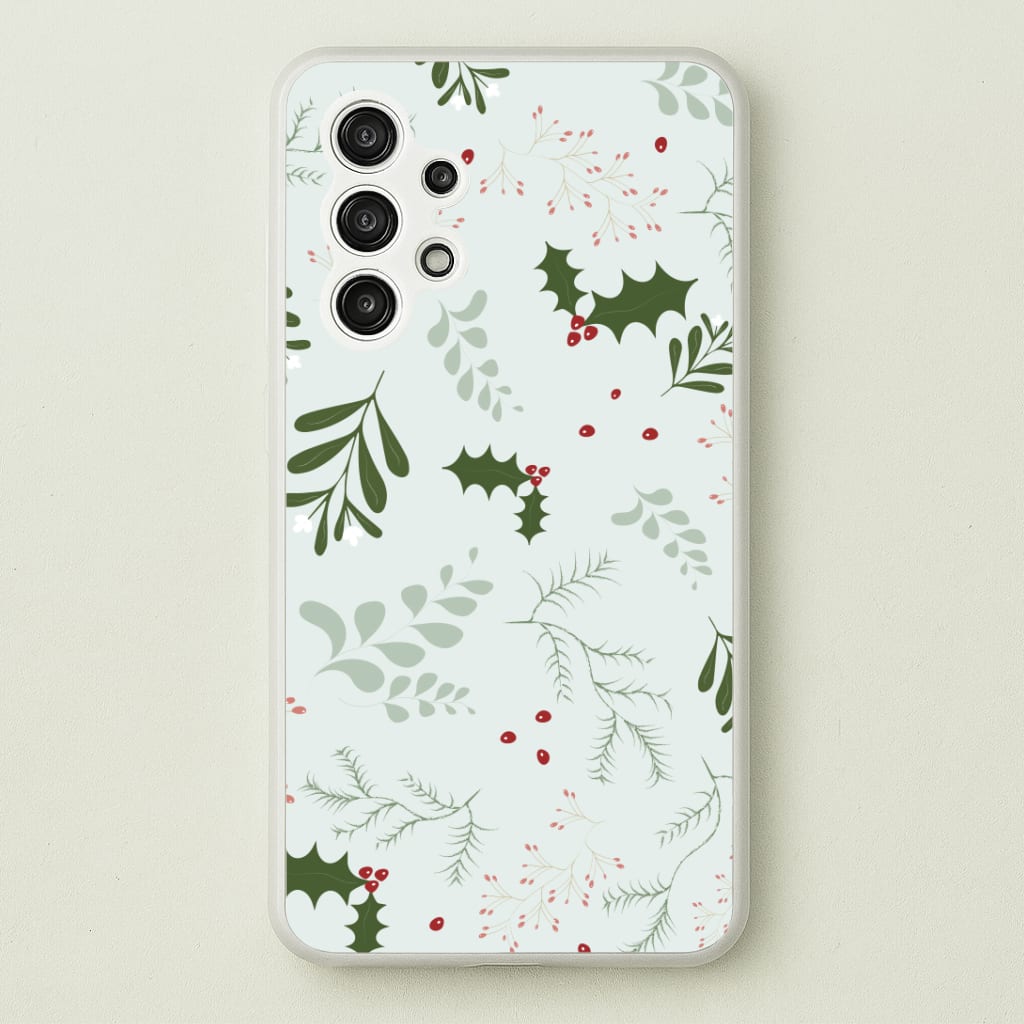 Christmas Floral Pattern Phone Case