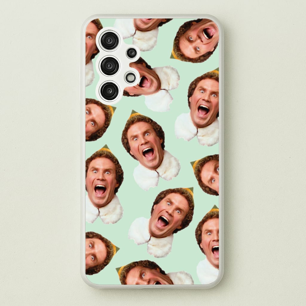 Green Elf Face - Christmas Phone Case