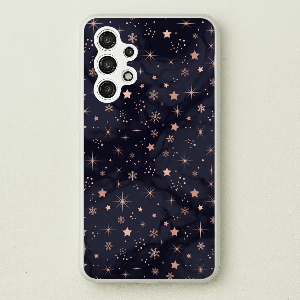 Midnight Frost Stars Phone Case