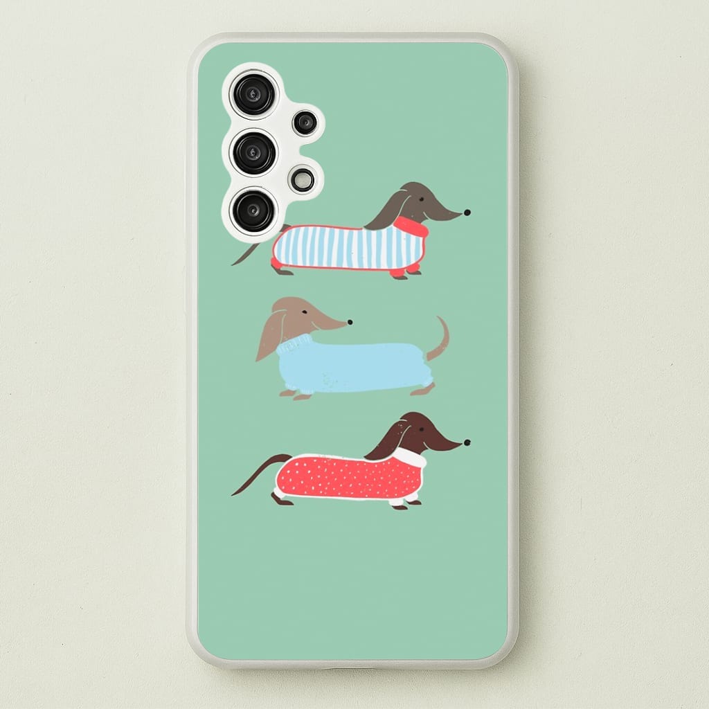 Sausage Dogs in Jumpers Phone Case