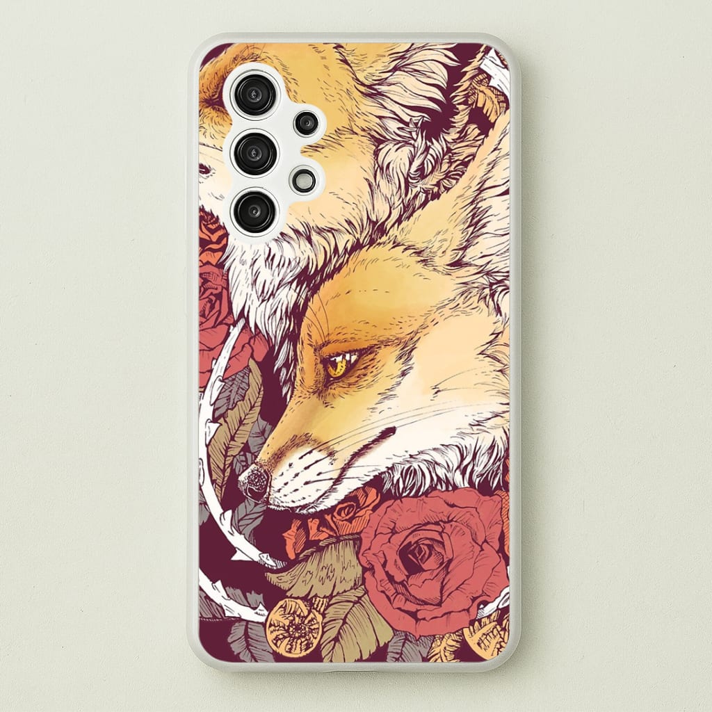 Red Fox Bloom Phone Case