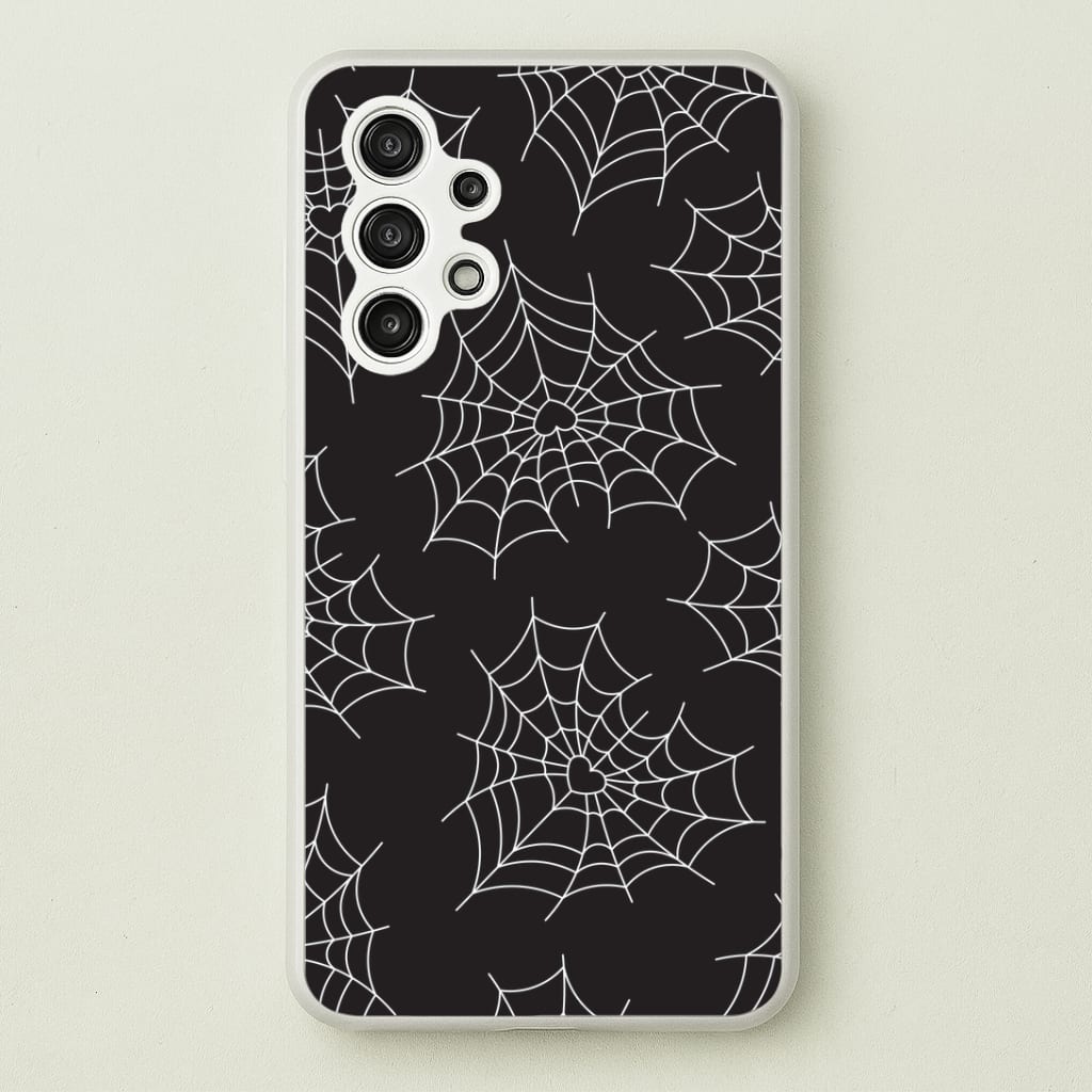 Spiderweb Hearts Pattern Phone Case