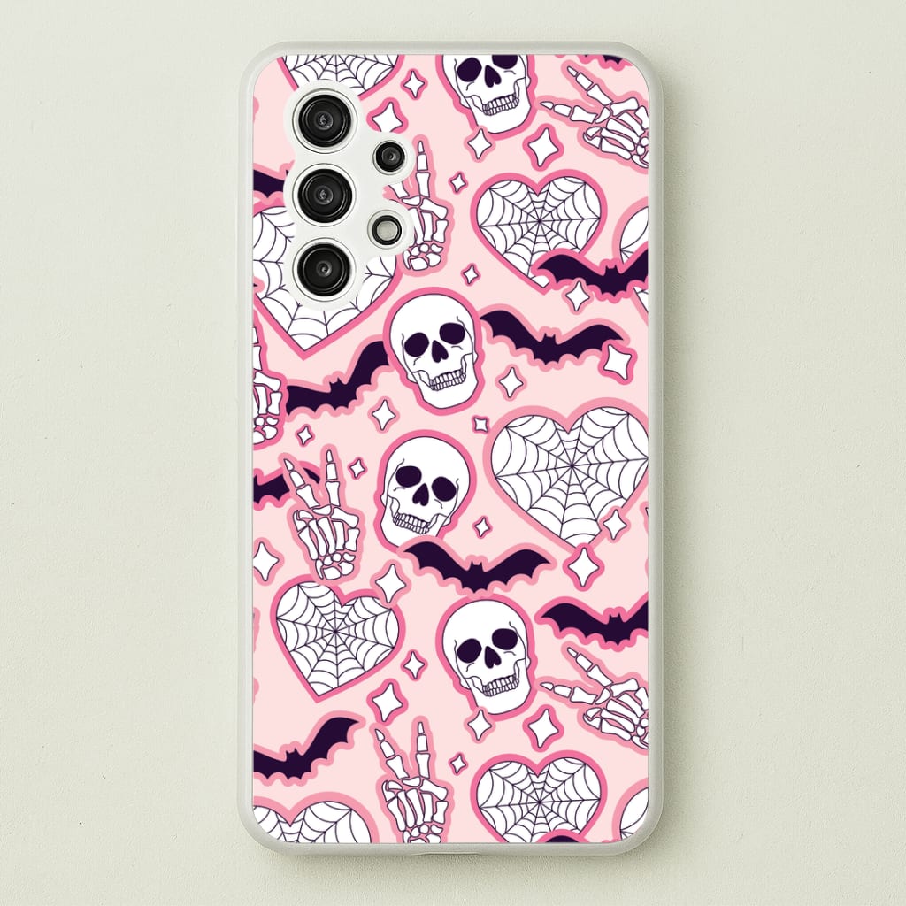 Cute Halloween Stickers Pattern Phone Case