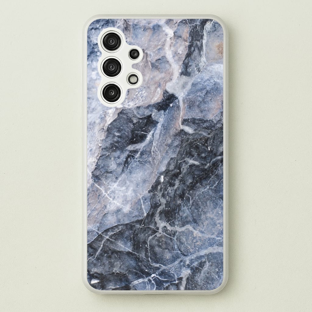 Grey and White Marble Phone Case