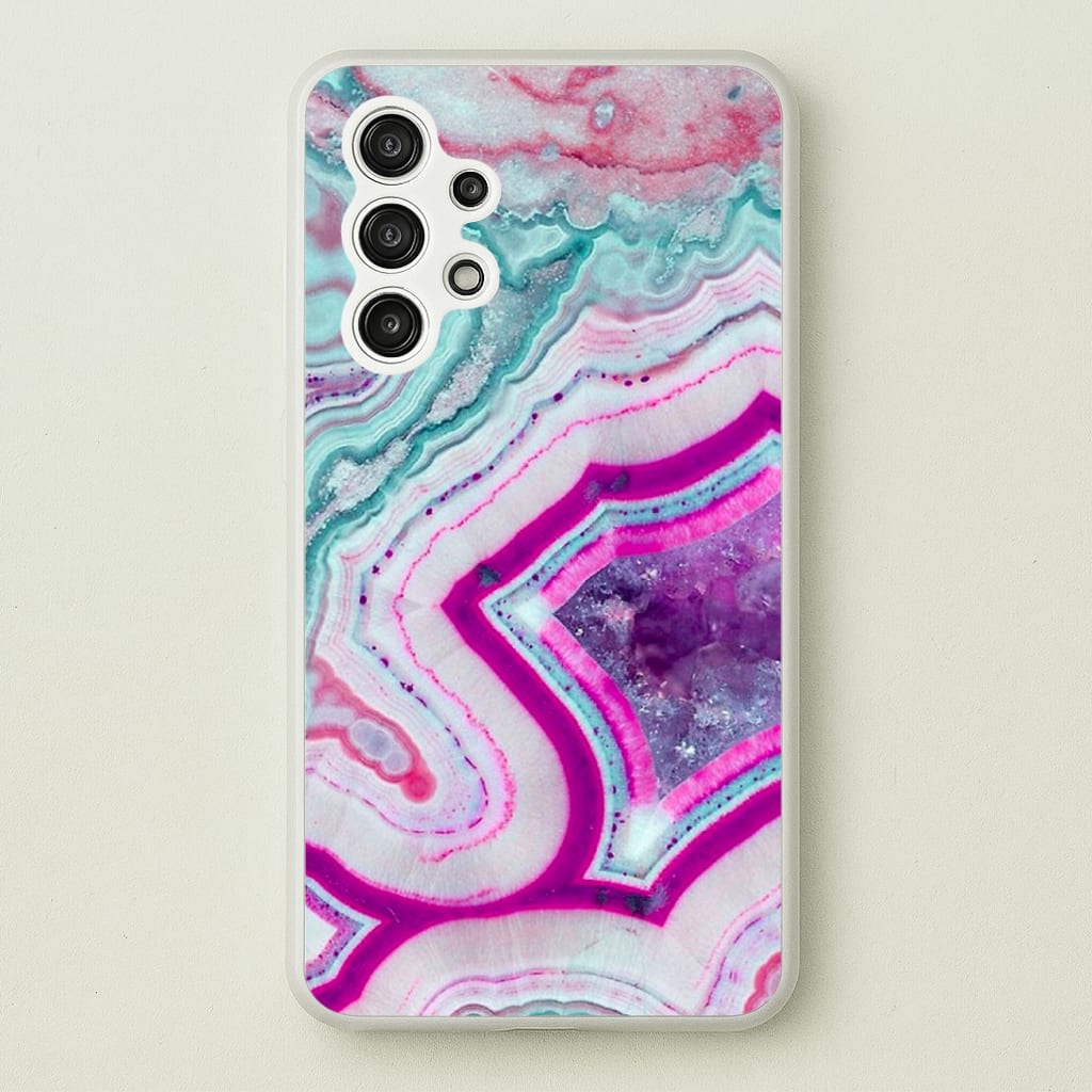 Purple Geode Pattern Phone Case