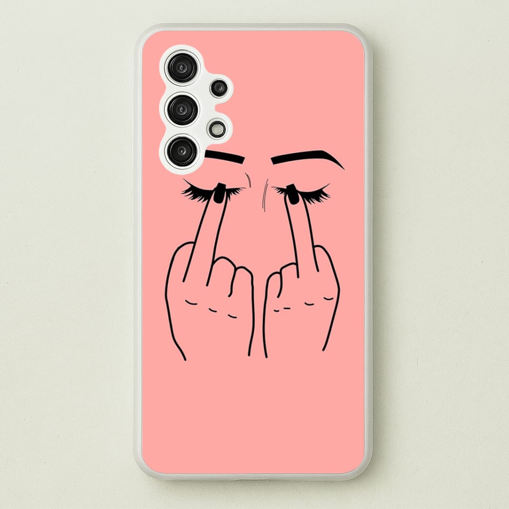 Middle Finger Eyes Phone Case