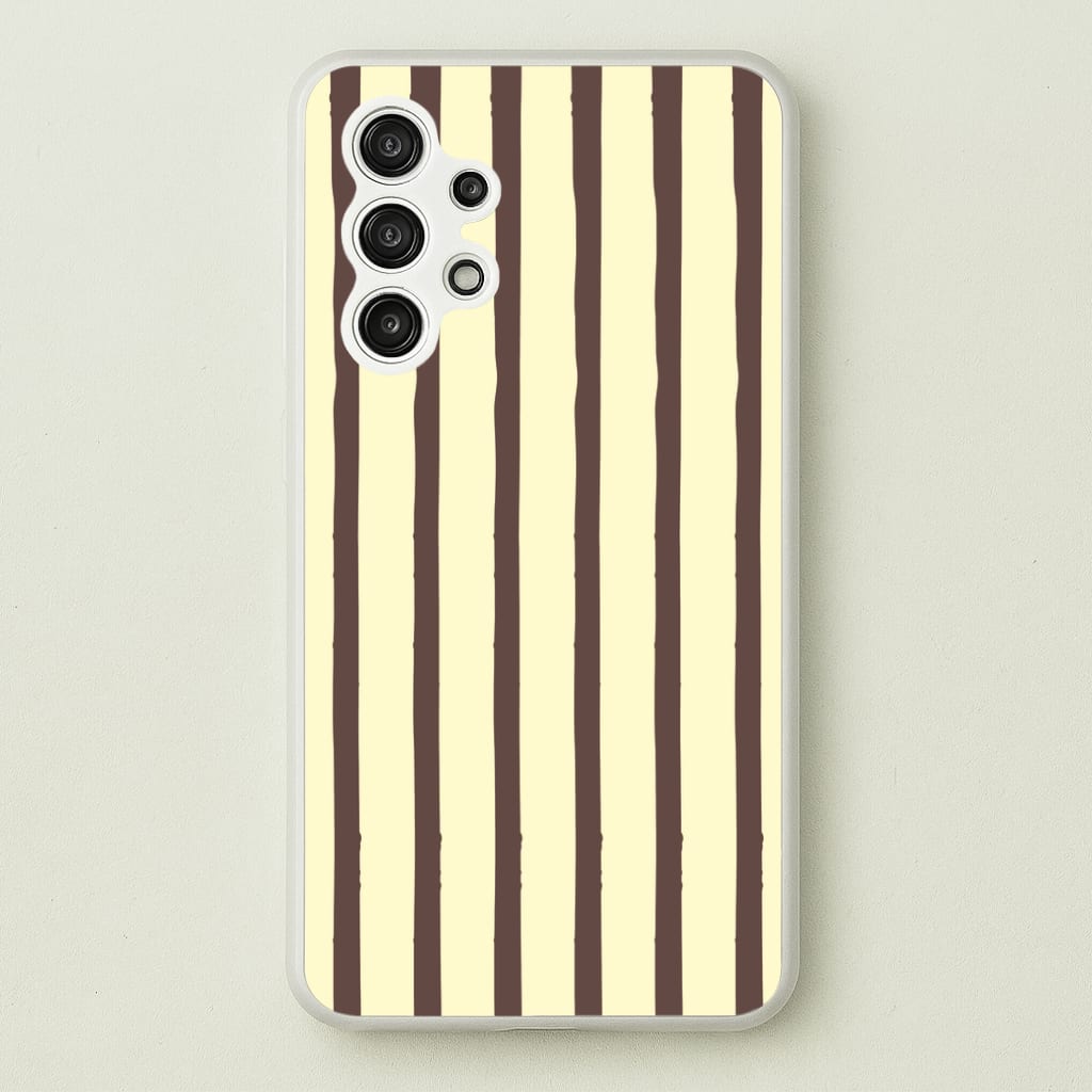 Vanilla & Chocolate Stripes Phone Case