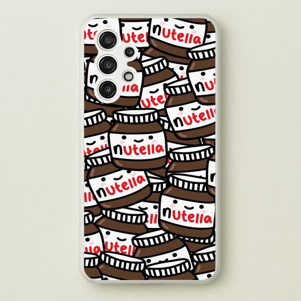 Cute Nutella Pattern Phone Case