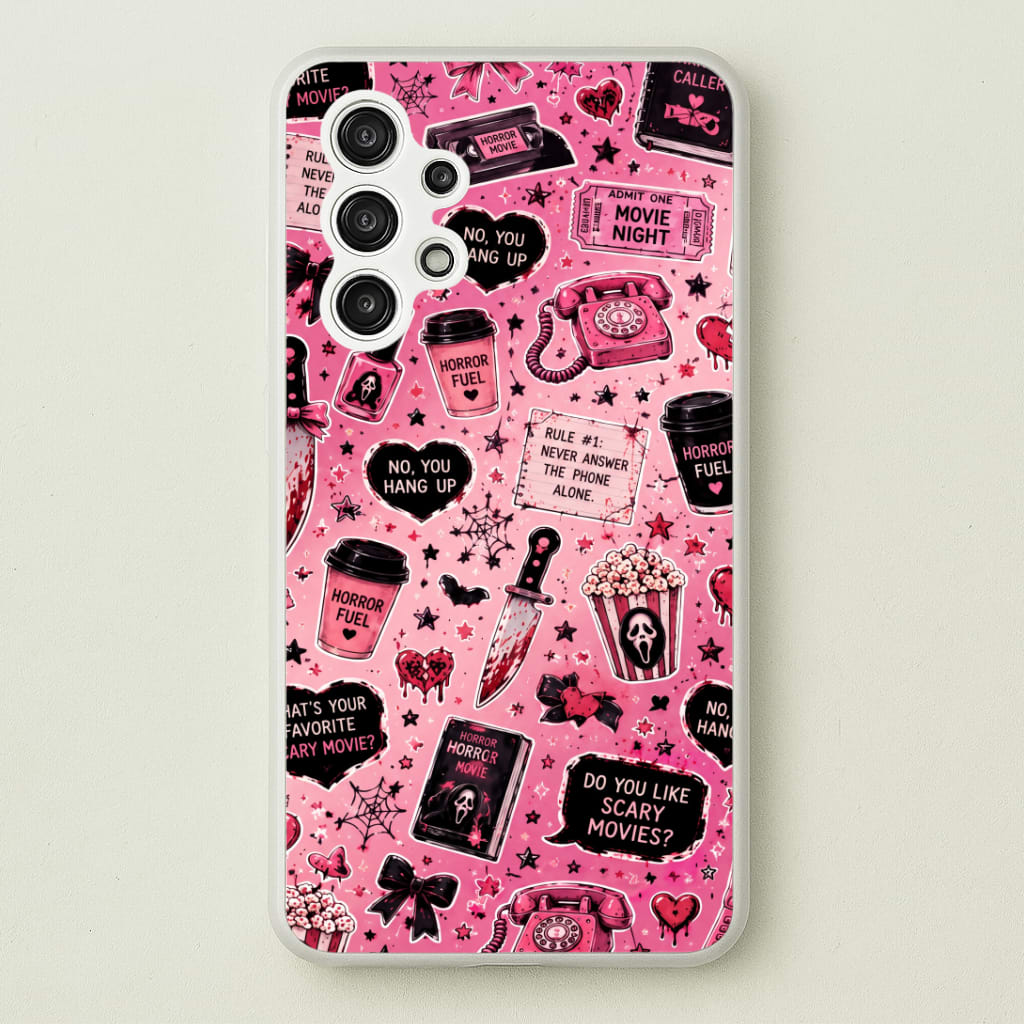 Horror Movie Pink Pattern Phone Case