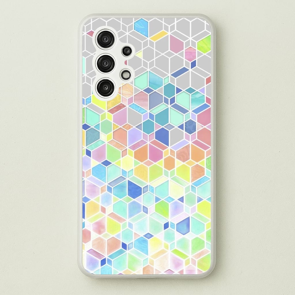 Bright Hexagon Pattern Phone Case