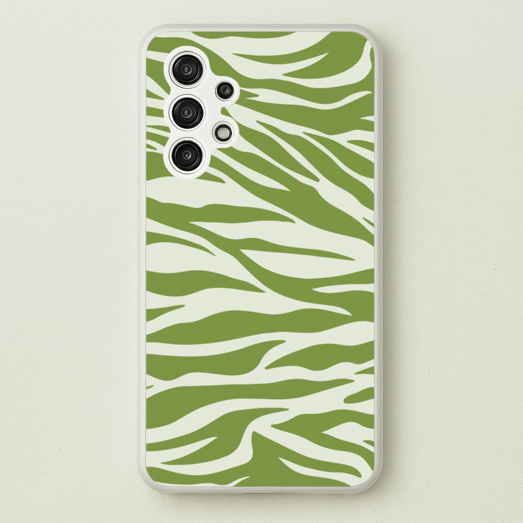 Abstract Green Print Phone Case