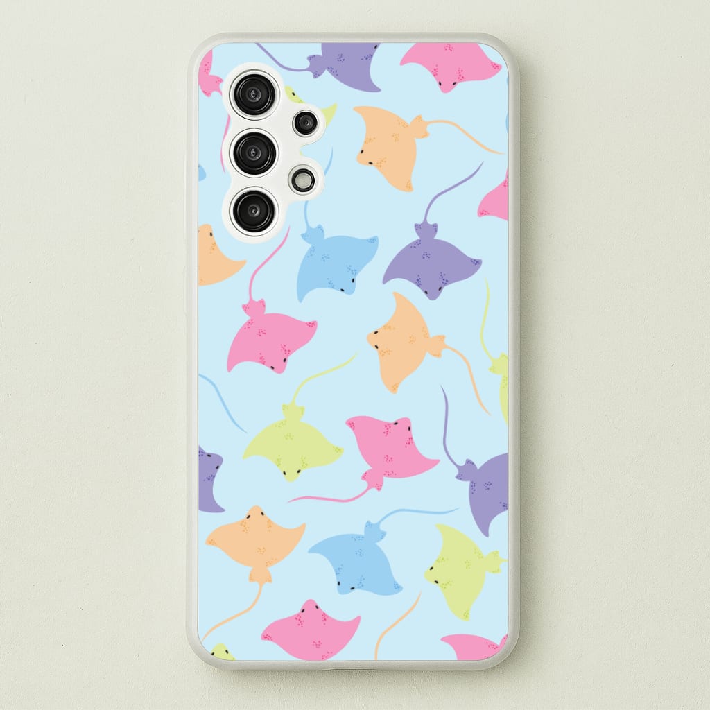Multi Coloured Sting Ray Pattern - Sealife Phone Case