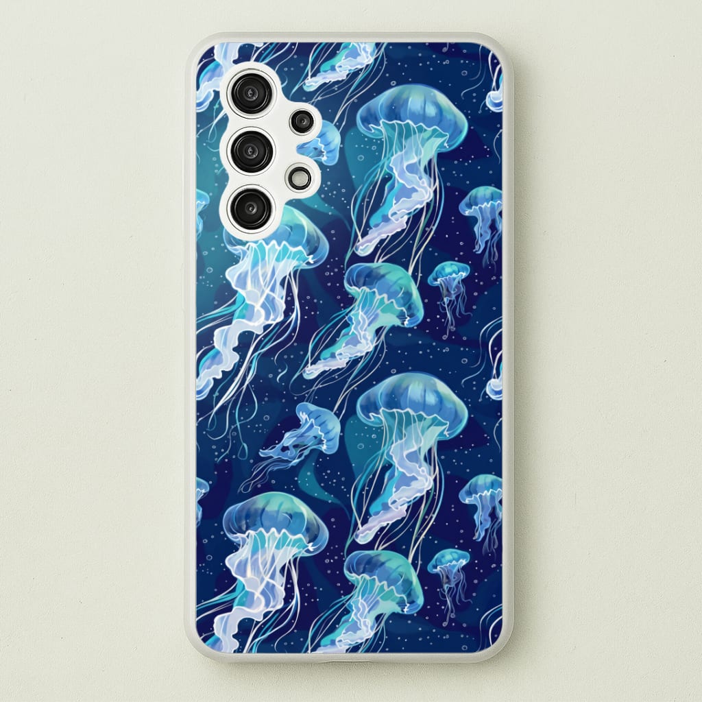 Glowing Jellyfish Drift Phone Case
