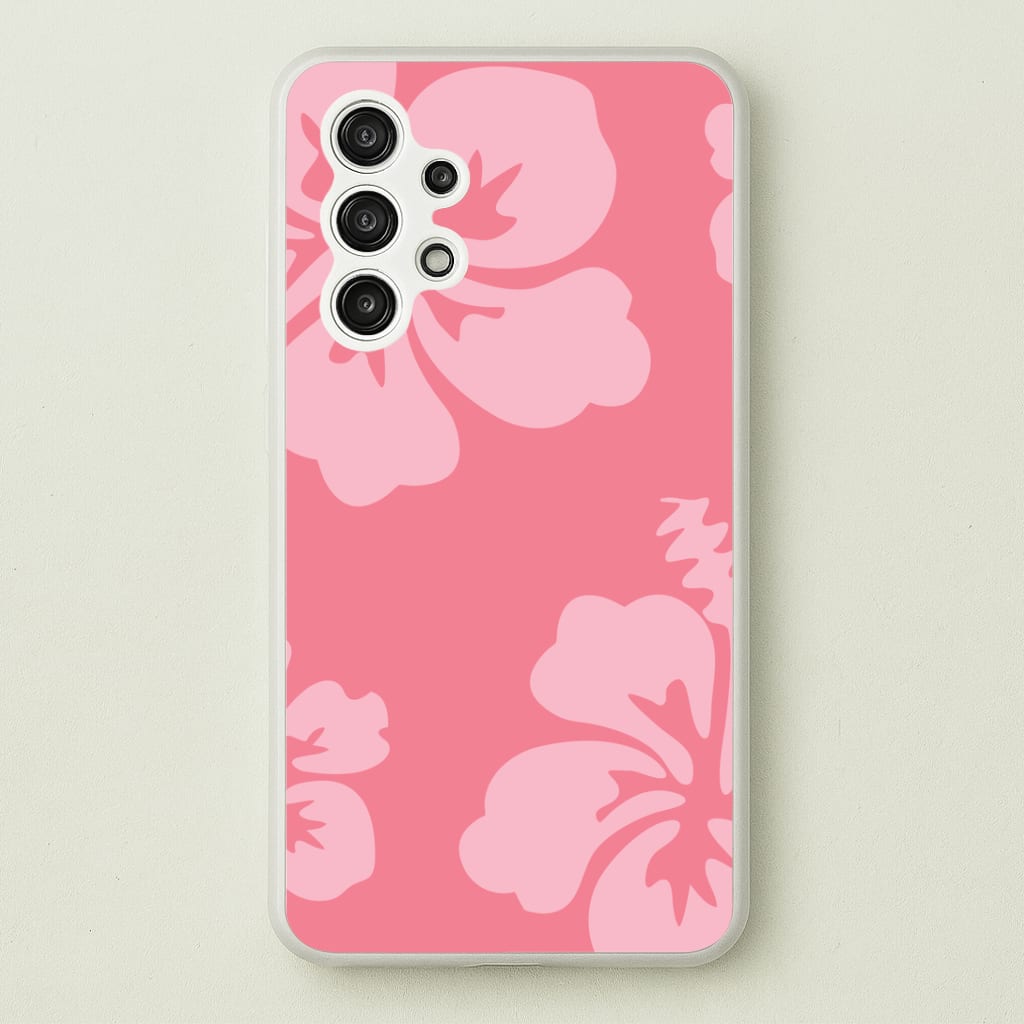 Pink Hawaiian Flowers Pattern Phone Case