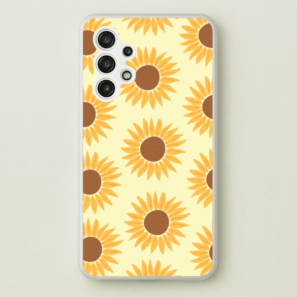 Sunflowers Abstract Pattern Phone Case
