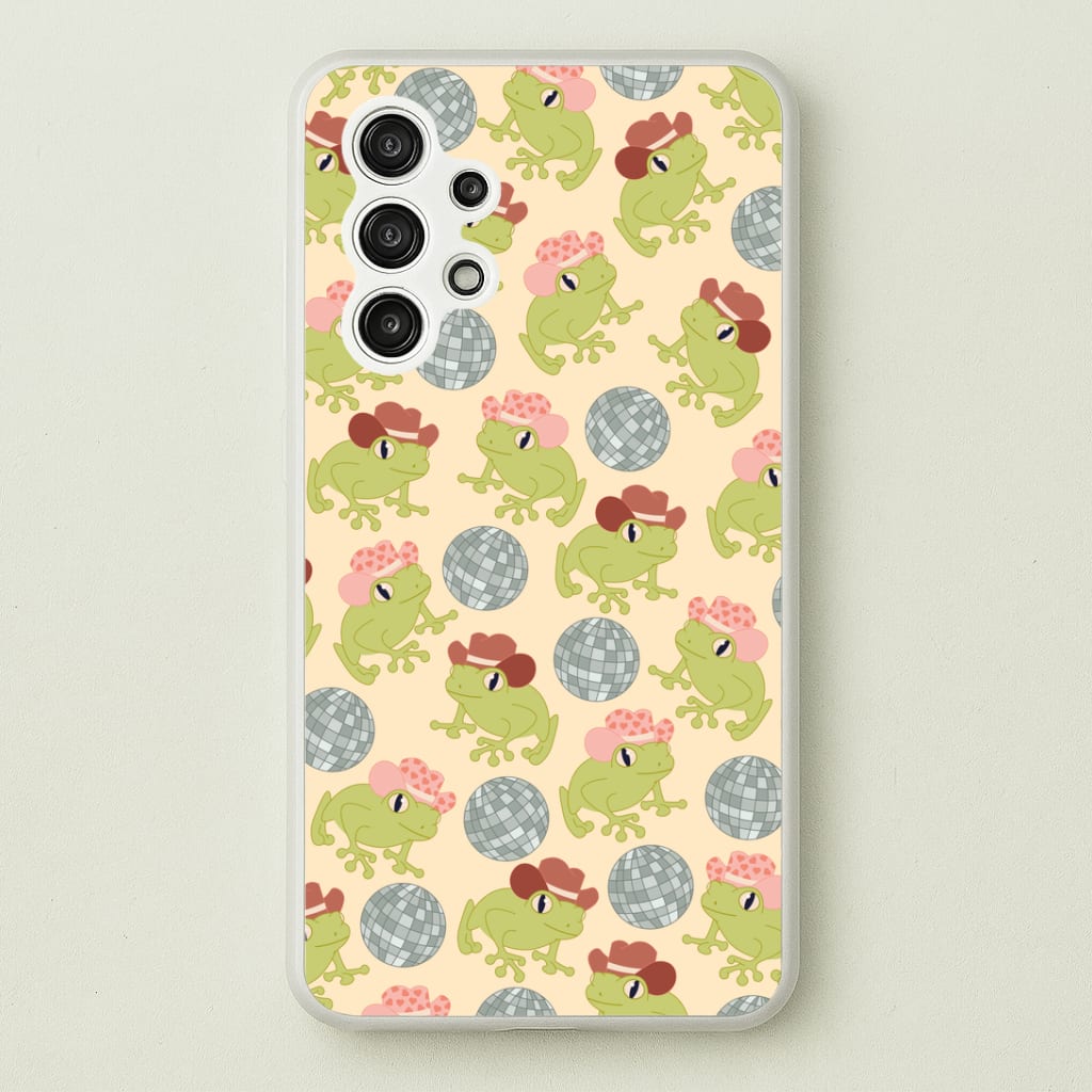 Frogs With Cowboy Hats - Western Phone Case