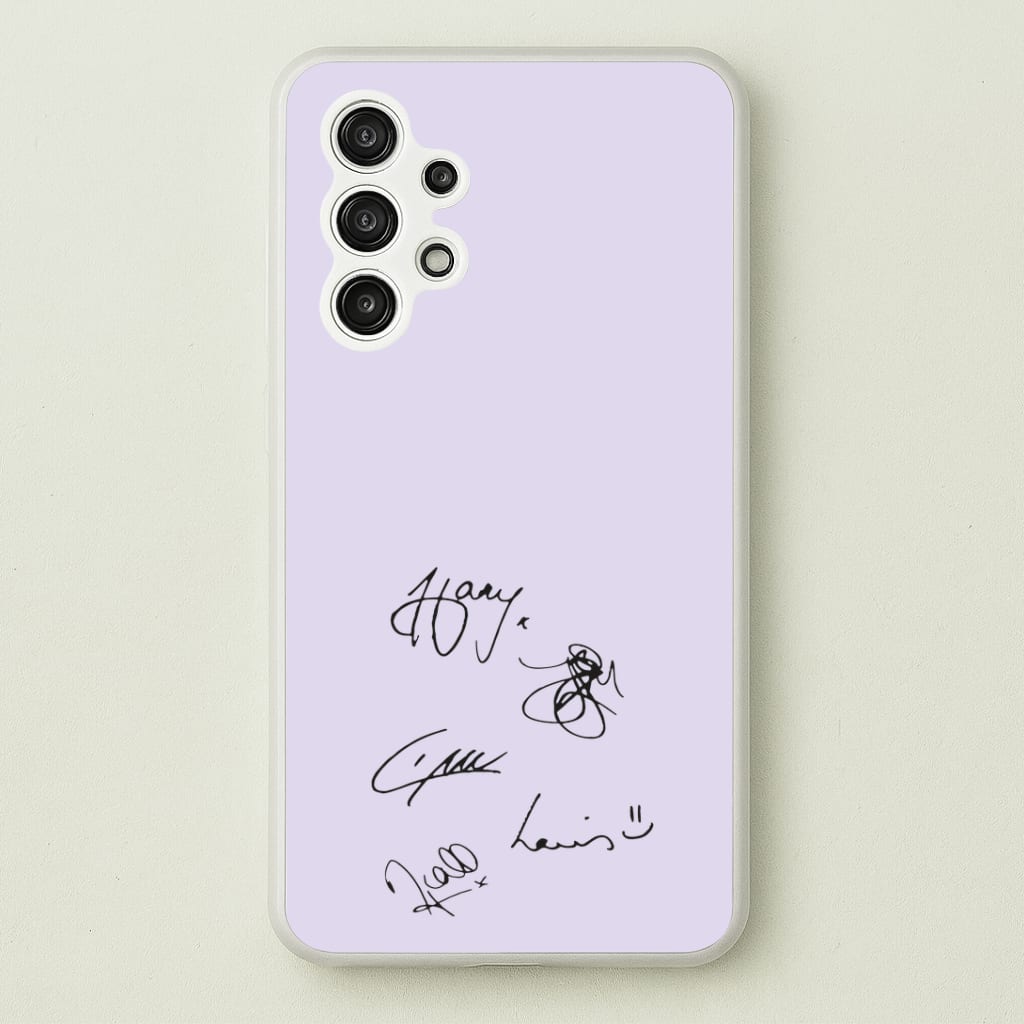 1D Signatures Phone Case