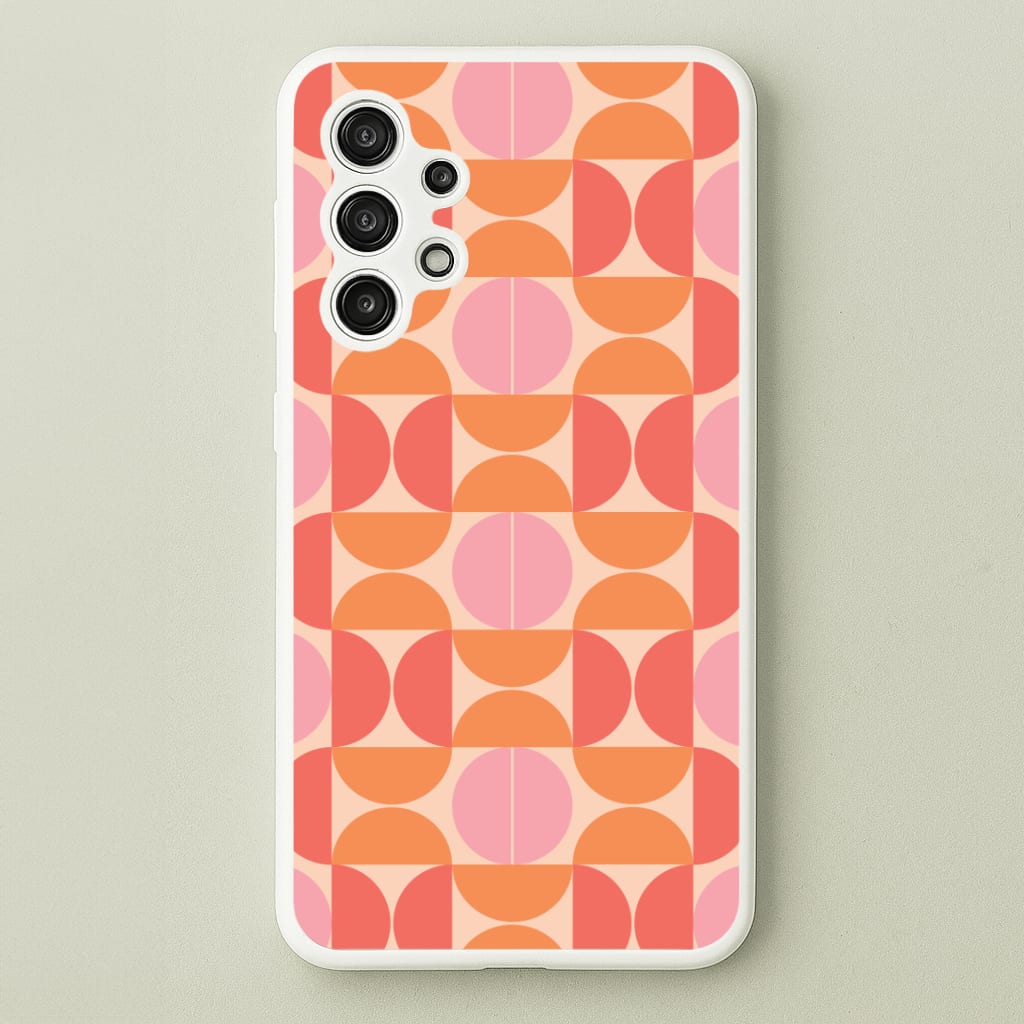 Retro Semi Circles Pattern Phone Case