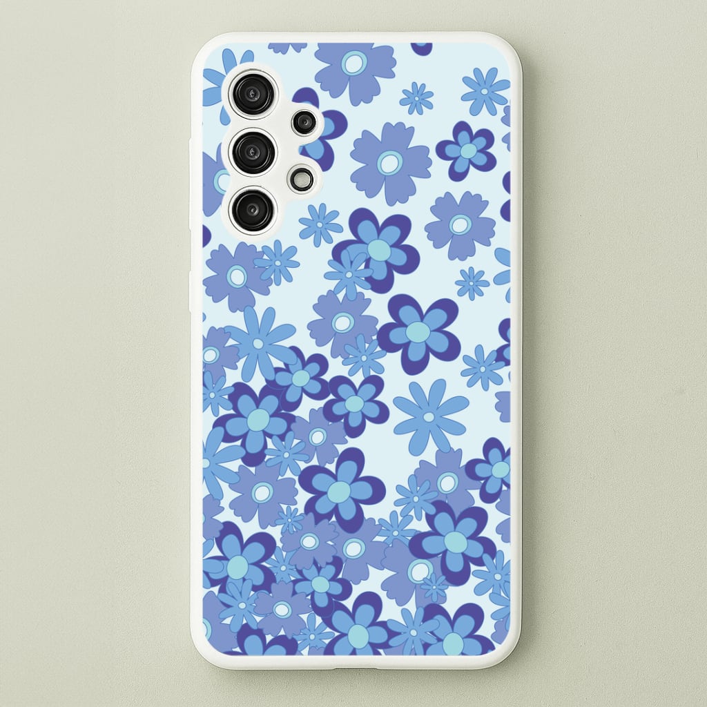 Blue Flowers - Floral Patterns Phone Case